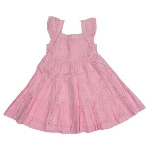 NWT Little English 3T Pink Eyelet Wilder Dress